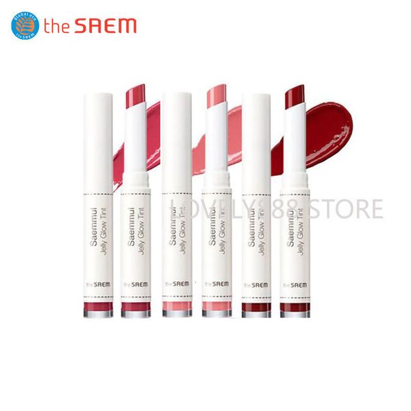 Lippenstift The Saem Saemmul Jelly Glow Tint Lip Lippenstift Stift Make-up wasserdicht Antihaft-Cup Mode langlebig Korea Make-up Kosmetik 230826