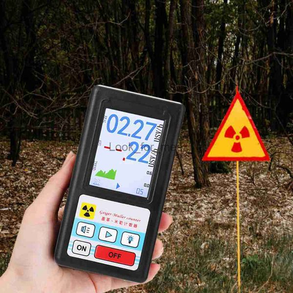 Geiger Counter Nükleer Radyasyon Dedektörü Kişisel Dozimetre X-Ray Beta Gamma LCD Radyoaktif Test Cihazı Mermer Araçlar Sıcak HKD230826