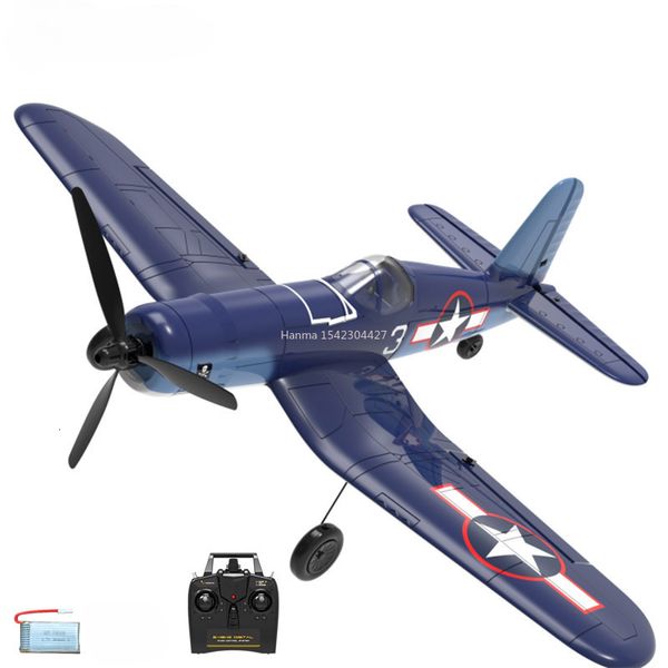 ElectricRC Uçak 2023 F4U RC Uçak 24GHz 4CH 400 mm kanat açıklığı Oneyey Aerobatic RTF Uzaktan Kumanda Oyuncakları Çocuklar İçin Hediyeler 230825