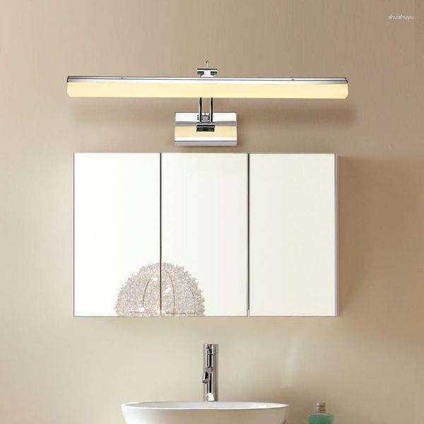 Настенные лампы зеркала зеркала лампы зажигают заплачивание современные минималистские высококачественные светодиодные фары ванная комната