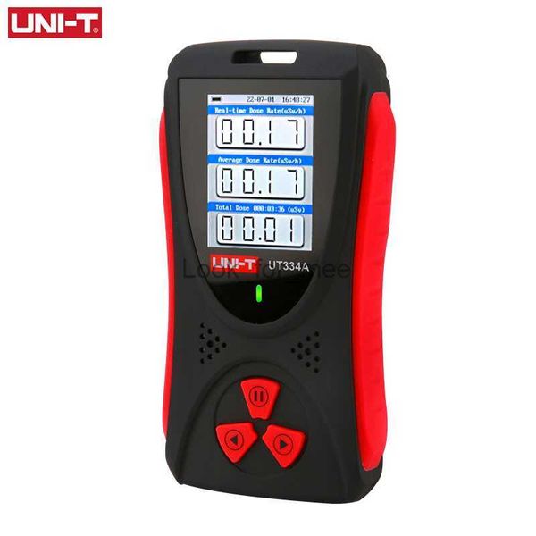 UNI-T Dosímetro de radiação UT334A Testador de dose de radiação X-ray Beta Gamma Detector Geiger Counter Detector de radiação HKD230826