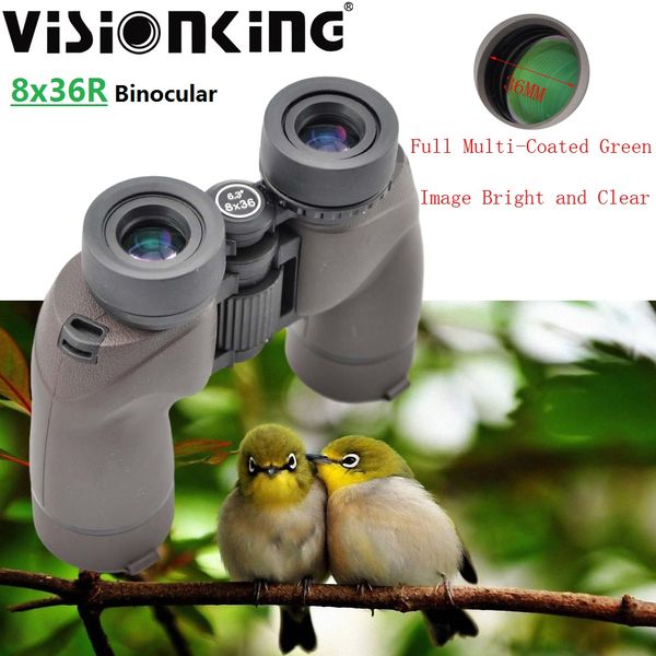Visionking Binóculos HD 8x36 Telescópio Porro Bak4 FMC Observação de pássaros ao ar livre Camping Caminhadas Concerto Luneta poderosa de longo alcance