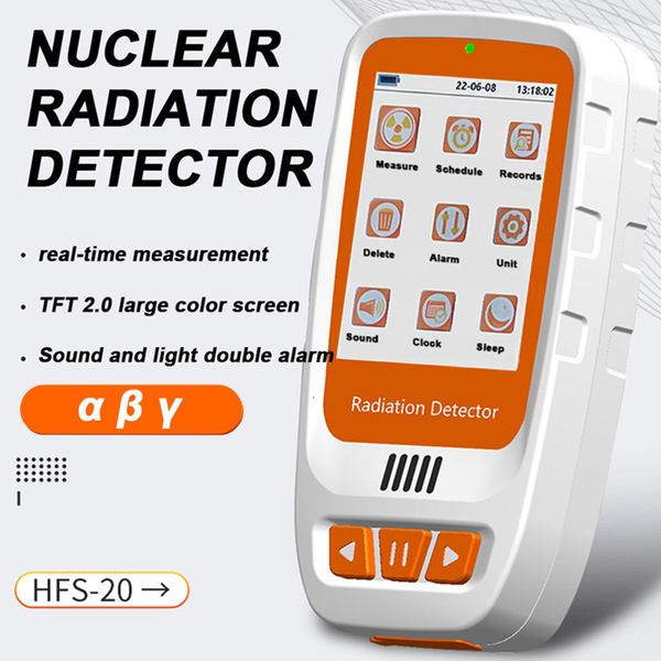 Testadores de radiação Xy Ray Geiger Contador GM Detector de radiação nuclear Mármore Dose pessoal Detecção de radiação Detector de alarme Máquina profissional 230826