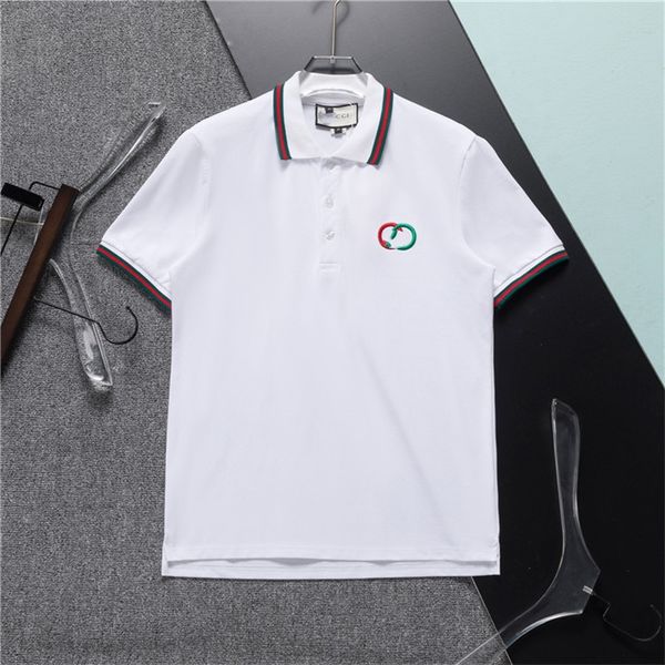 Mode Herren T-Shirts Herren T-Shirt Ärmel Atmungsaktiv Oberteile T-Shirts Brief Muster Druck Männer Frauen Sommer T-Shirts Plus Size Herren Poloshirt M-3XL V3