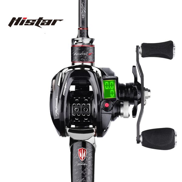 Mulinello da canna Combo Histar Archangel Fuji K SIC Guide Manico intero organico Canna da pesca ad alto tenore di carbonio di grado ultra Set di ruote Baitcast digitali 230825