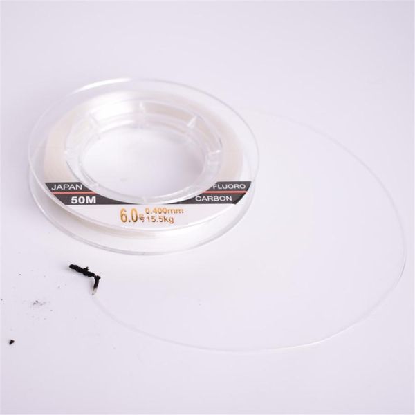 Linee Mavllos Full Sink Lenza in fluorocarbonio 50m 100m 100% monofilamento Lenze da pesca alla carpa Leader Linea in fibra di carbonio giapponese