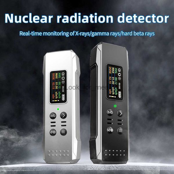 Nuovo contatore Geiger rilevatore di radiazioni nucleari monitor a raggi X dosimetro radioattivo con allarme sonoro/flash/vibrazione HKD230826