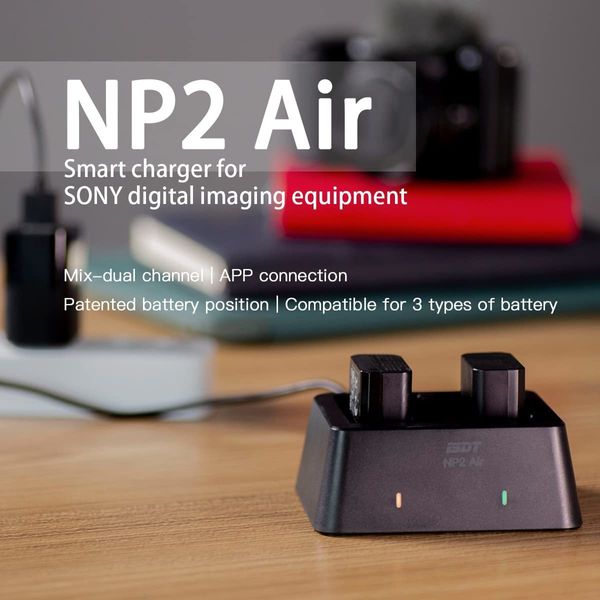 Cargadores de cámara NP2 Air Sony Cargador de batería 25W USB Tipo C PD Mix Dual Channel para SONY NP FZ100 NP FW50 NP BX1 230825