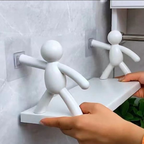 Mensole da bagno Scaffali autoadesivi per shampoo, supporto per organizzazione scaffali in plastica 230825