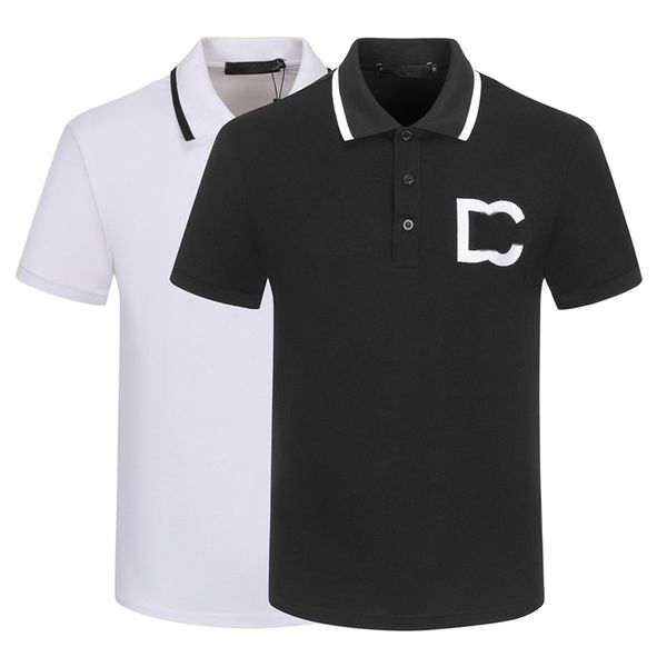 polo da golf da uomo Polo da golf in cotone dal design avanzato Polo casual slim fit Prince Temperamento a maniche corte Polo alla moda Taglia grande M-3XL TOP