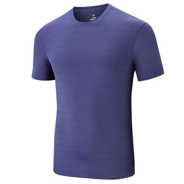 Пропускная способность Jinammonia Ice Silk Quick Drying футболка с твердым рубашкой с коротким рукавом с коротким рукавом
