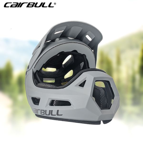 Capacetes de ciclismo Cairbull MTB Full Face Capacete Adulto DH Downhill Bicicleta Motocross Off-Road Capacetes de Segurança Mountain Bike Unisex Ciclismo Equipamento 230825