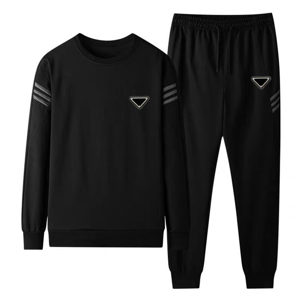 Erkek Moda Mektubu Sokak Büyük Sweatshirt Lüks Pantolon Pantolonlu İki Parçalı Ceket Set Selat Pamuk Sonbahar/Kış Beyzbol Spor Giyim L-8XL