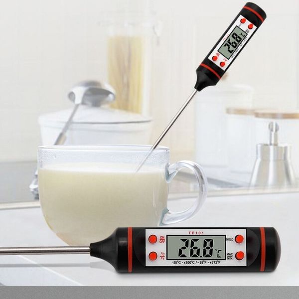 Altro Cucina Sala da pranzo Bar Cucina Cottura degli alimenti Termometro digitale Tipo di sonda elettronica Display digitale Termometro per griglia a liquido 230825