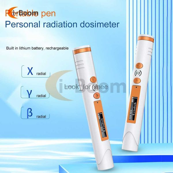 Contador Geiger portátil Detector de radiação nuclear de efluentes nucleares de águas residuais Detector de raios X Alarme Dosímetro Display OLED HKD230826