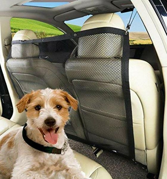 Coprisedili per auto per cani Rete anti-collisione di alta qualità Pet Recinzione automatica Barriera Isolamento Rete Barra di sicurezza Dispositivo buffer per bambini