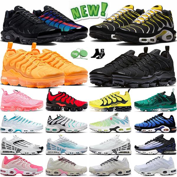 max Tn Plus Men Running Shoes Triple White Black Reflective Toggle Utility Unity Jade Ice Mixes of Blues Sky Blue Black air Terrascapes Plus women nike tns Sports Sneaker