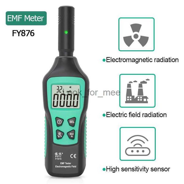 Misuratore EMF per uso domestico Rilevatore di radiazioni elettromagnetiche Monitor per tester di radiazioni a onda elettromagnetica di precisione portatile HKD230826