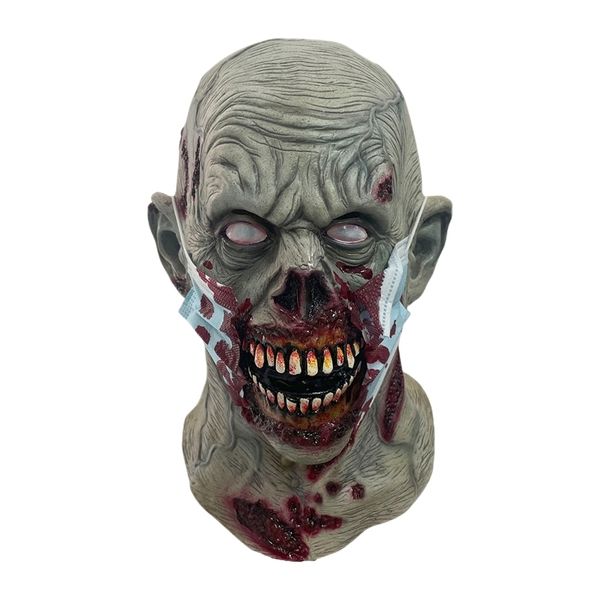 Maschere per feste Halloween Zombie Copricapo Accessori per costumi horror Cosplay per travestimento 230825