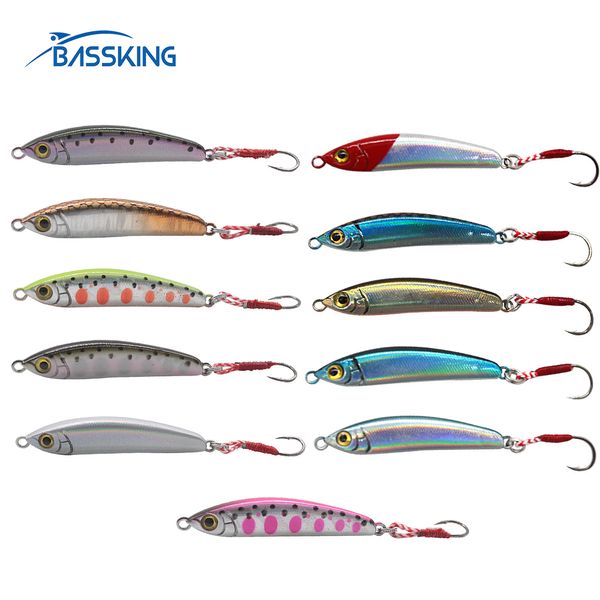 Esche Esche BASSKING Pencil Bait 40mm 3g Affondamento Pesca Occhi 3D Pesca Artificiale Duro Leurre Peche Wobblers Acqua salata 230825