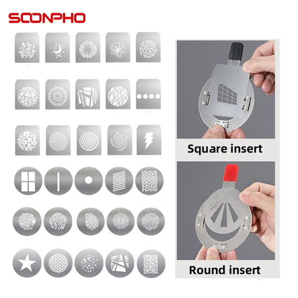 Altri accessori Flash SOONPHO Schede grafiche Snoot coniche per OT1 OT1PRO Pellicola di proiezione Forma fai da te Inserto P ography Sfondo Match Godox Lights 230825