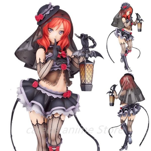 Dekoratif nesneler figürinler anime figürin aşk canlı okul idol festival-maki nishikino figürleri 1/7 komple pvc heykel seksi kız cadılar bayramı bebek oyuncakları 230825