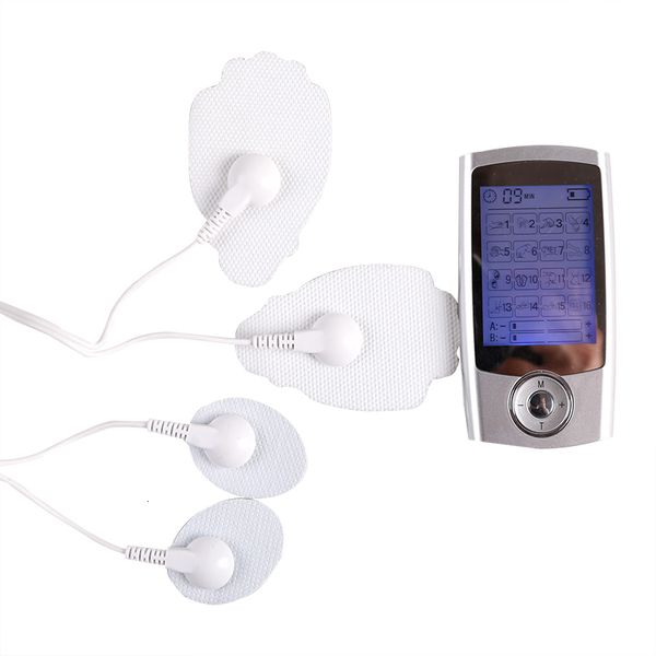 Diğer Masaj Ürünleri 16 Mod LCD Ekran Sağlık Hizmetleri Tens Akupunktur Elektrik EMS Kas Stimülatör Terapisi Nabız Meridyenleri Tam Vücut 230826
