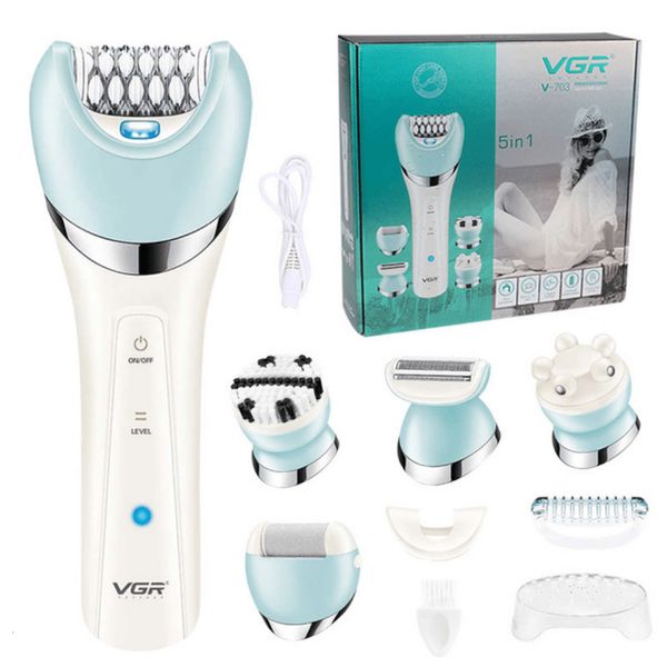 Depilador VGR Recarregável Removedor de Cabelo Perna Corpo Portátil Lady Shaver Ferramenta de Remoção Axilas Facial para Mulheres V703 230826