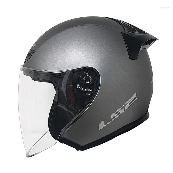 Motorrad Helme Männer Halb Helm Street Racing LS2 OF608 Dirt Bike Sicherheit Capacete De Moto Masculino