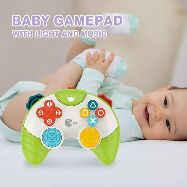 Декомпрессионная игрушка притворяется контроллер видеоигр детские игрушки Music Light и Range Learning Fine Motor Skills Educations для малышей 230826