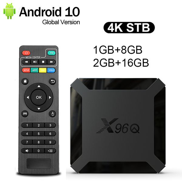 Set Top Box X96Q Android 10.0 Schnelle Smart TV BOX 2 GB 16 GB Allwinner H313 Quad Core 4K VS X96 Mini Set Top Box schnell 230826
