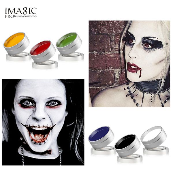 Körperbemalung Discount Makeup Body Face Paint 12g 7 Farben Kunstmalerei für Party Halloween Fancy Carnivalshine Color Fancbody Gesichtsbemalung 230826