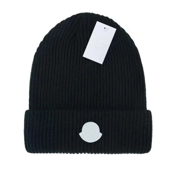 Designer-Beanie, Luxus-Beanie-Strickmütze, Temperament, vielseitige Beanie-Strickmütze, warmes Buchstaben-Design, Weihnachtsgeschenk, sehr schöner Staubbeutel, 12 Farben