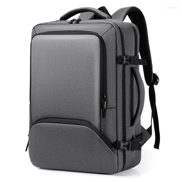 Schultaschen Schultasche Männer 17,3''Große Kapazität Laptop Rucksack USB-Anschluss Multifunktionale Business Outdoor Reisetasche Oxford Wasserdicht