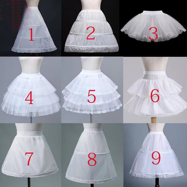 Blumenmädchen Petticoat Unterrock Cosplay Party Kurzes Kleid Enfant Fille Lolita Ballett Tutu Rock