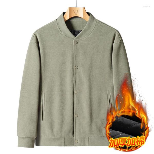 Männer Jacken Dicke Herren Kleidung Mode Herbst Baseball Jacke Casual Lose Vielseitige Männliche Kleidung Plus Größe 9xl