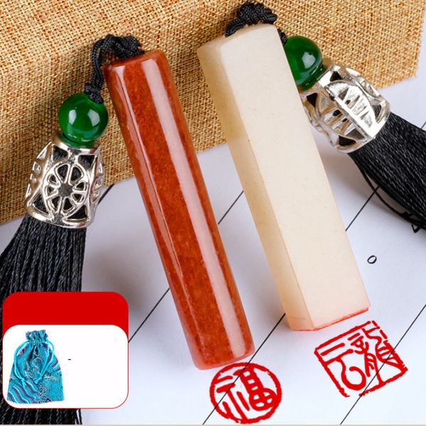 Adesivos adesivos selos de pedra selos redondos personalizado artista nome pessoal chinês macio duro caneta caligrafia pintura selo 230826