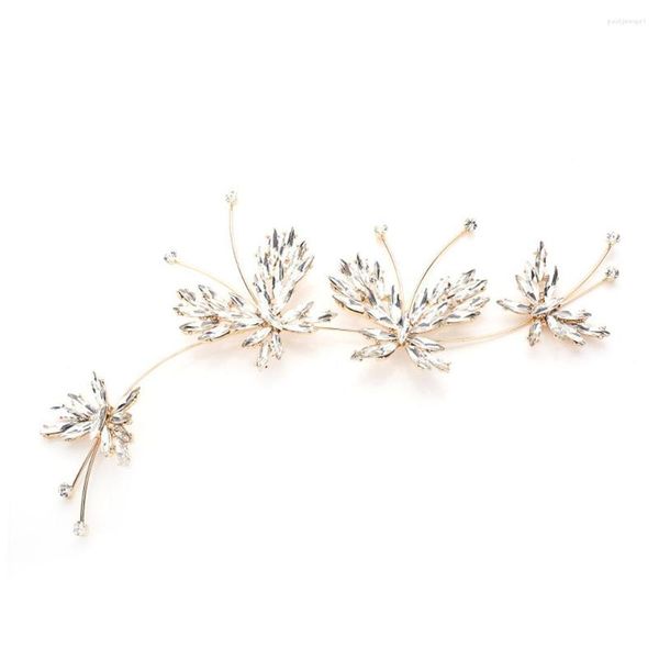 Halskette-Ohrringe-Set, Tiaras, koreanischer Strass-Kopfschmuck, wunderschöner, eleganter Vintage-Stil, modische Stirnbänder, handgefertigt für Brautjungfern