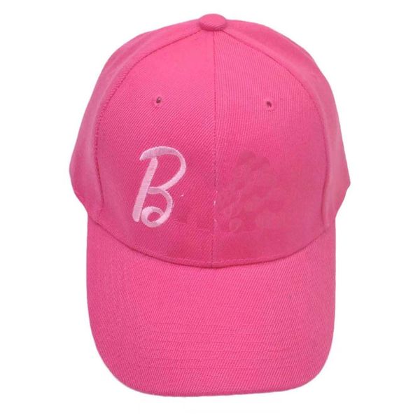 Simpatico nuovo cappello per bambini Barbie Berretto da baseball ricamato con alfabeto coreano per ragazzi e ragazze