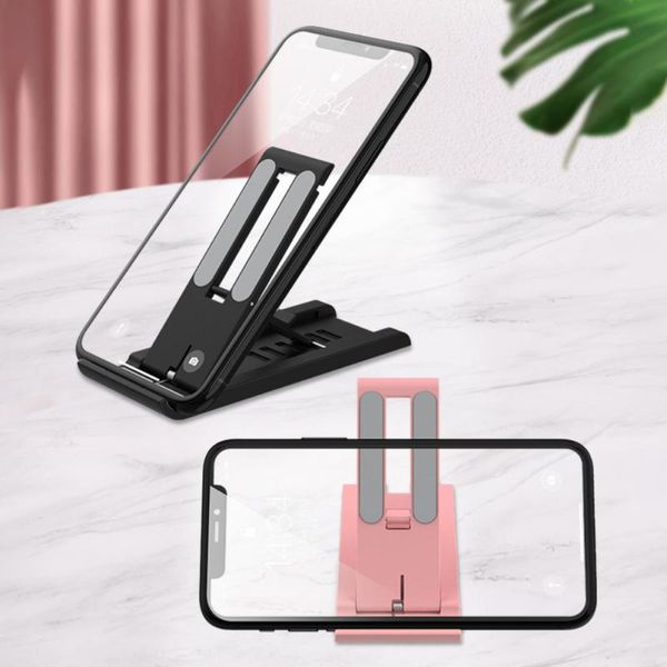 Складной держатель телефона настольного телефона Портативный мини -подставка для мобильного телефона для iPhone iPad xiaomi Desk Crackte Accessories Accessories