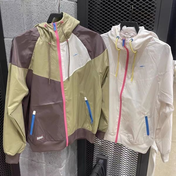 Мужские дизайнерские куртки ветховые ветки Windrunner Женщины повседневная водонепроницаем