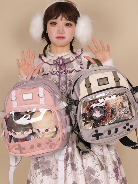 Schultaschen Rucksack Tasche für Frauen Nylon Itabag Japanischer Stil Mode Handtasche Hohe Kapazität 1825 Jahre alte Mädchen 2023 Trend Ita 230826
