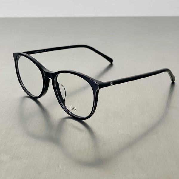 Óculos de sol designer moda top preto óptico miópico quadro feminino ultra leve redondo pode ser equipado com contagem de altura simples 3282 passes de moda, estilo. restos