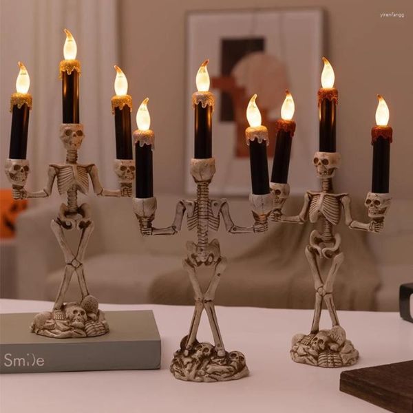 Castiçais de halloween gótico titular decorações bruxa chique castiçal vintage estilo nórdico sala estar candelabros decoração casa