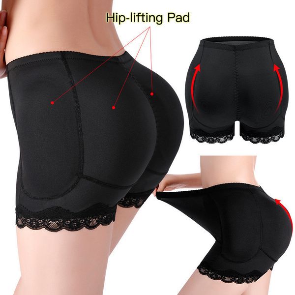 Cintura Barriga Shaper Mulheres 4 PCS Pads Enhancers Fake Ass Hip Butt Lifter Shapers Controle Calcinha Acolchoada Emagrecimento Cueca Enhancer Pant 230826