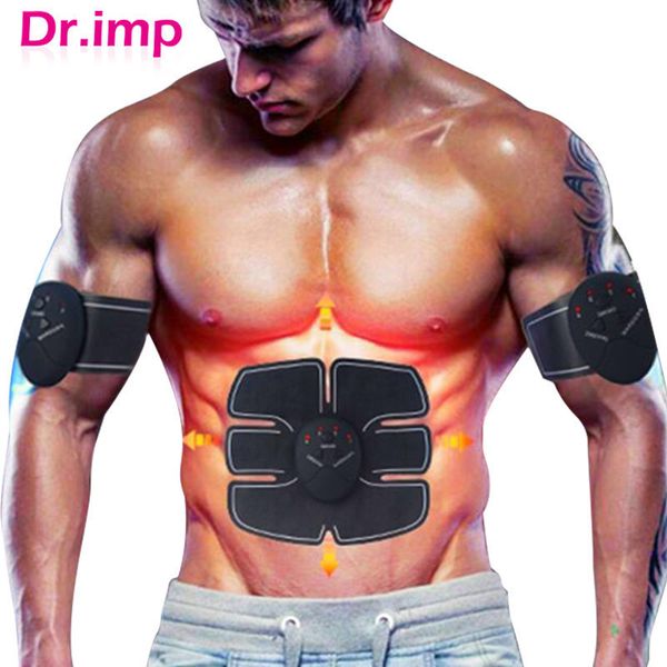 Andere Massageartikel Unisex EMS Wireless Muskelstimulator Trainer Smart Fitness Bauchtraining Elektrische Gewichtsverlustaufkleber Körperschlankheitsgürtel 230826