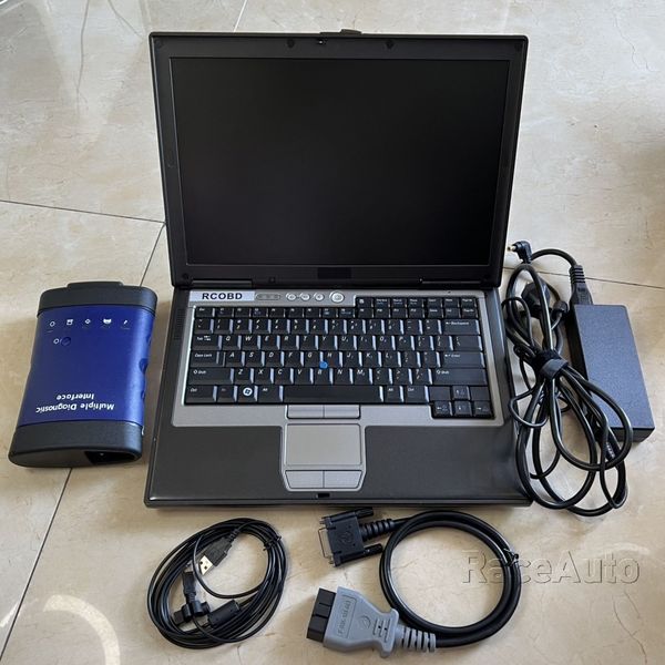 Custodia MDI2 Strumenti diagnostici multipli per funzioni g/m Interfaccia USB WIFI Scanner multilingue GDS2 Laptop d630 4g Ssd Pronto all'uso