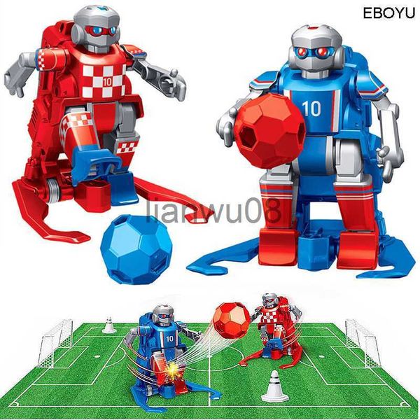 Elektrische/RC-Tiere 2 Stück EBOYU JT8811JT8911 24 GHz RC Fußballroboter Spielzeug Drahtlose Fernbedienung Zwei Fußballroboter Spielspielzeug für Kinder Familie x0828