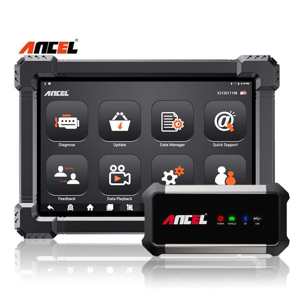 Диагностические инструменты тяжелый грузовик Ancel x7 HD Автомобильный сканер Полный системный инжектор кодирование сброс.