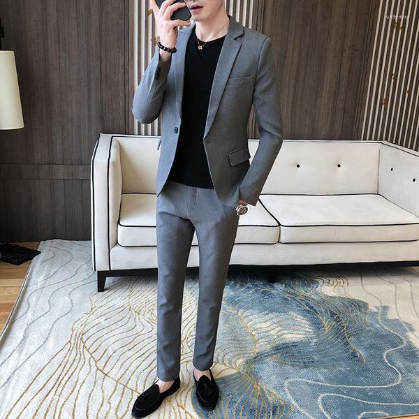 Abiti da uomo 2023 Moda elegante Slim Fit Giacca sportiva casual Solido di alta qualità Matrimonio Prom Abito formale Cappotti per uomo G14